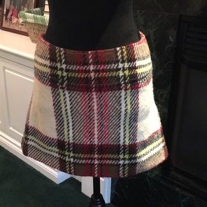 BURBERRY London plaid skirt